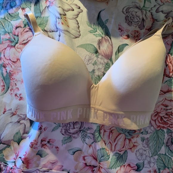 Soutien-gorge De Sport Victoria's Secret – Large Rose Clair, Bretelles Ajustables, Dos Nageur